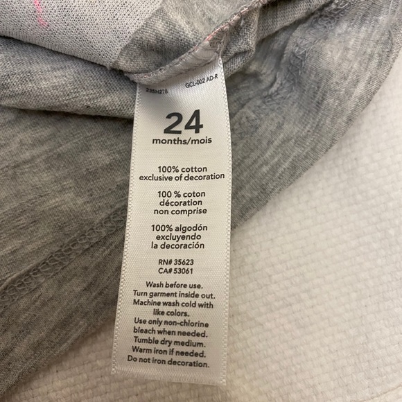 💙2/$15 Carter’s T Shirt 24m Cap Sleeve PelicanNWT - Picture 6 of 6